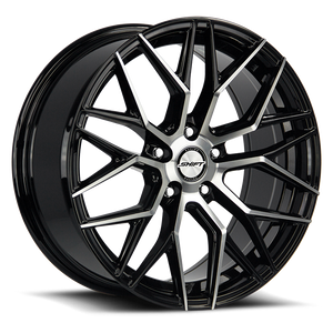 DOORBUSTER PRICING! - Shift H33 Spring Wheel 22x9 5x114.3 Gloss Black Machined 35mm - FREE T-SHIRT INCLUDED! | H33251435GBM