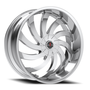 DOORBUSTER PRICING! - Ignite G04 Flame Wheel 22x8.5 5x112 & 5x115 Chrome 35mm - FREE T-SHIRT INCLUDED! | G0428550235C