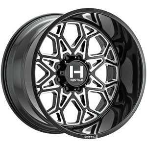 Hostile Anvil H132 Wheels Rims 20x10 6x135 Blade Cut Black -19mm | H132-2010613547B