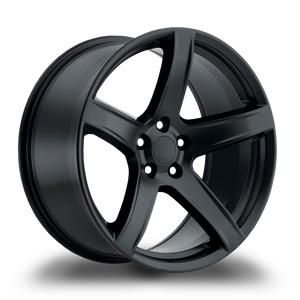 Replica R81002F Wheels Rims 20x9.5 5x115 Black 18mm | 81002F2095511518SB