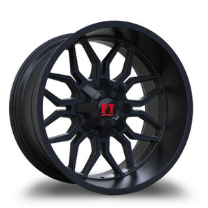 Full Throttle Ft9 Wheels Rims 20x10 5x127 (5x5) 5x135 Black -24mm | FT920101012713524SB