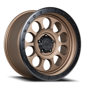 DOORBUSTER PRICING! - Lock Offroad 50Cal Wheel 17x9 6x139.7 Matte Desert Bronze w/ Matte Black Ring 0mm - FREE T-SHIRT INCLUDED! | 50CAL-7969MRMBR