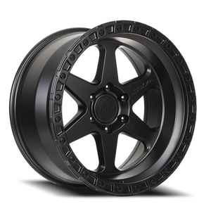 DOORBUSTER PRICING! - Lock Offroad Olympus Wheel 17x9 6x139.7 Matte Black w/ Matte Black Ring -35mm - FREE T-SHIRT INCLUDED! | OLYMPUS-7969MB