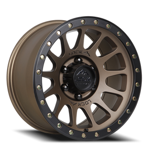 DOORBUSTER PRICING! - Lock Offroad Yosemite Wheel 20x10 5x127 Matte Desert Bronze w/ Matte Black Ring -18mm - FREE T-SHIRT INCLUDED! | YOSEMITE-2157MRMBR