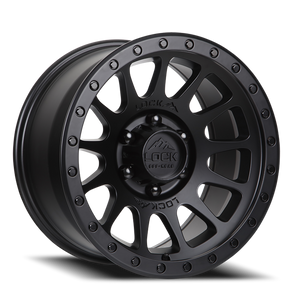 DOORBUSTER PRICING! - Lock Offroad Yosemite Wheel 20x10 8x170 Matte Black w/ Matte Black Ring -18mm - FREE T-SHIRT INCLUDED! | YOSEMITE-2187MB