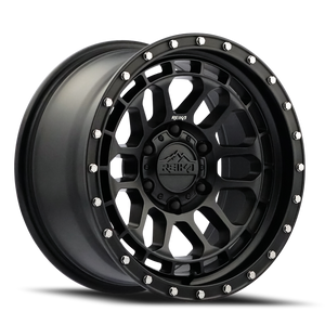 DOORBUSTER PRICING! - Reika R35 - Rambler Wheel 17x8.5 6x120 Satin Black 0mm - FREE T-SHIRT INCLUDED! | R35785006203F