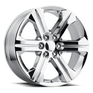 DOORBUSTER PRICING! - Factory Reproductions Fr 47 - Gmc Sierra Replica Wheels Wheel 22x9 6x139.7 Chrome 24mm - FREE T-SHIRT INCLUDED! | 47290246501