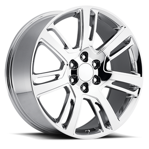 DOORBUSTER PRICING! - Factory Reproductions Fr 48 - Cadillac Escalade Replica Wheels Wheel 22x9 6x139.7 Chrome 31mm - FREE T-SHIRT INCLUDED! | 48290316501
