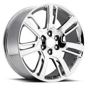 DOORBUSTER PRICING! - Factory Reproductions Fr 48 - Cadillac Escalade Replica Wheels Wheel 24x10 6x139.7 Chrome 31mm - FREE T-SHIRT INCLUDED! | 48410316501