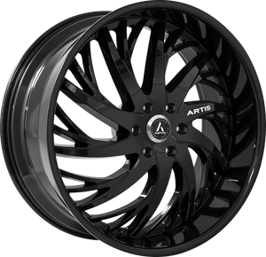 Lexani Decatur A202 Custom Drilled Wheel Blanks Rims 26x10 Black Custom Offset | A202-2610-00-00FB