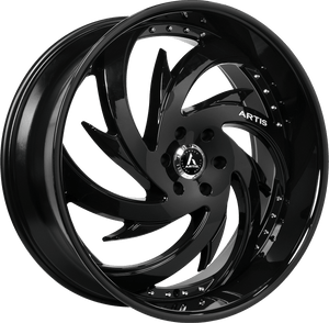 Lexani Spada A204 Custom Drilled Wheel Blanks Rims 24x10 Black Custom Offset | A204-2410-00-00FB