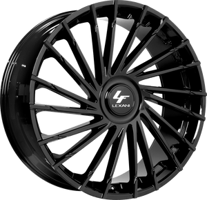 Lexani Wraith Xl 696 Custom Drilled Wheel Blanks Rims 26x10 Black Custom Offset | 696-2610-00-00FB