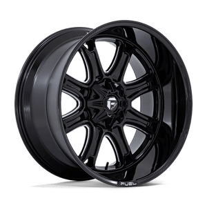 Fuel Off-Road D853 Darkstar Custom Drilled Wheel Blanks Rims 20x9 Gloss Black Milled 1mm | FC853BE20900001