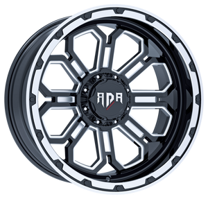 Red Dirt Road Rd23 Wheels Rims 20x10 6x135 & 6x5.5 (6x139.7) Black Machined Face -18mm | RD23-2130-N18BM