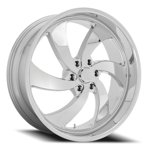 Us Mags U132 Desperado Wheel 22x9 6x139.7 Chrome 25mm - FREE T-SHIRT INCLUDED! | U132229077+25L