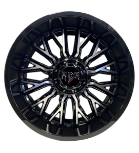 Red Dirt Road Rd37 Wheel 20x10 6x135 6x5.5 (6x139.7) Black Machined -18mm - RD37-2130-N18BM