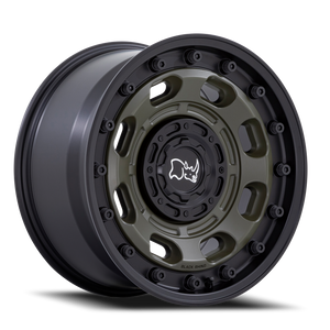 Black Rhino Atlas Wheel 18x9 6x135 & 6x139.7 Olive Drab Green With Black Lip 0mm - FREE T-SHIRT INCLUDED! | BR007EB18906700