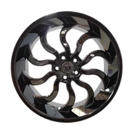 Borghini Bw57 Wheels Rims 20x8.5 5x114.3 Black 35mm | WBWW057S29O21P010F001C13