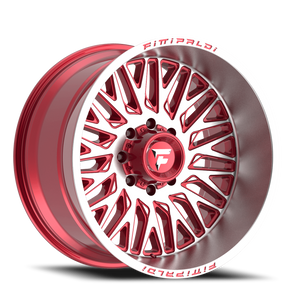 Fittipaldi Offroad Fa07Mr Wheel 22x12 6x135 & 6x139.7 Machined Red -44mm | FA07-221263539N44MR