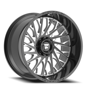 Fittipaldi Offroad Fa08Bm Wheel 20x12 8x170 Gloss Black Milled -44mm | FA08-20128170N44BM