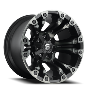 Fuel D851 Vapor Wheel 20x10 8x165.1 Matte Black Machined With Gray Tint -18mm - FREE T-SHIRT INCLUDED! | D85120008247A