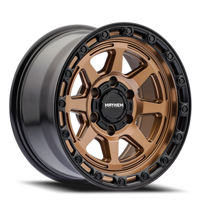 DOORBUSTER PRICING! - Mayhem Ridgeline Wheel 17x8.5 6x139.7 Satin Bronze 6mm | 8306-7883BZ6