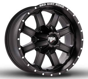 Red Dirt Road Rd01 Wheels Rims 17x9 5x127 (5x5) 5x5.5 (5x139.7) Black 0mm | RD01-7906-0M