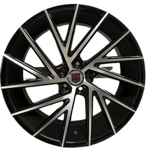 Redsport Rsw05 Wheels Rims 17x7.5 5x114.3 Black Machined 38mm | WRSW05S11O23P010F004C13