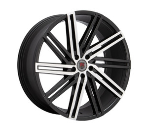 Redsport Rs07 Wheels Rims 20x8.5 5x114.3 Black Machined 35mm | WRSW07S29O21P010F004C13