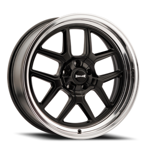 DOORBUSTER PRICING! - Ridler 610 Wheel 17x7 5x120.65 Matte Black w/ Polished Lip 0mm | 610-7761MB