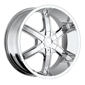Sevizia 404 Wheels Rims 24x9.5 5x135 5x5.5 (5x139.7) Chrome 15mm | SEV404-24935C