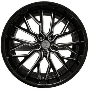 Velocity Vw32 Wheels Rims 20x8.5 5x114.3 Black Milled 35mm | WVWW032S29O21P010F050C13