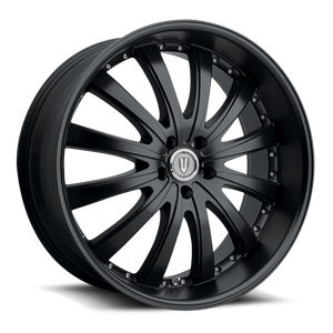 Versante 219 Wheels Rims 24x9.5 5x120 Black 30mm | VER219-24966DFB