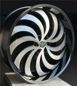 Versante 248 Wheels Rims 26x10 6x5.5 (6x139.7) Black Machined Face 25mm | VER248-26185BM