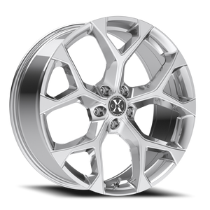 DOORBUSTER PRICING! - Xcess X05 5 Flake Wheel 22x9 5x120 Chrome 35mm - FREE T-SHIRT INCLUDED! | X0529052035C