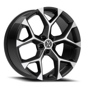 DOORBUSTER PRICING! - Xcess X05 5 Flake Wheel 24x9 5x115 Gloss Black Machined 15mm - FREE T-SHIRT INCLUDED! | X0549051515GBM