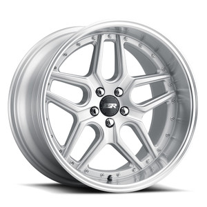 Esr Cs15 Wheels Rims 18x9.5 Blank Custom Drilled Hyper Silver W/ Machined Lip 22mm | 89511122 CS15HS-ML