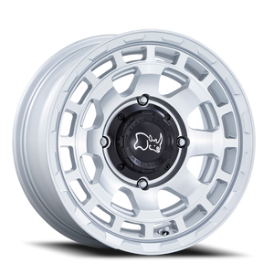 Black Rhino Powersports Chamber Atv Utv Wheel 14x7 4x137 Hyper Silver With Machined Face 10mm | BU002SD14704810