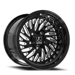 DOORBUSTER PRICING! - Axe Af10 Utv Wheel - 15x7 5x114.3 Gloss Black Milled 13mm - FREE T-SHIRT INCLUDED! | 1575114+13AF10UBML