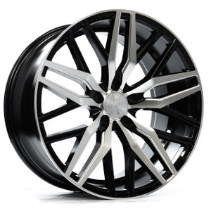 Axe Ex30 Wheels Rims 20x8.5 5x120 Black And Polished Face 40mm | 8520BLNK40EX30BP-5x120