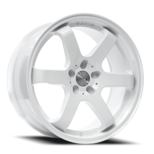 DOORBUSTER PRICING! - Axe Zx6 Wheel 18x8.5 5x108 White 40mm - FREE T-SHIRT INCLUDED! | 8518BLNK40ZX6W-5x108