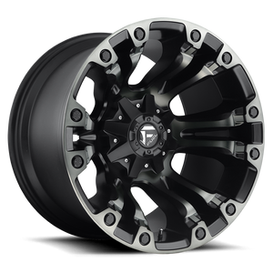 Fuel D569 Vapor Wheel 17x9 6x135 & 6x139.7 Matte Black Machined With Double Dark Tint -12mm - FREE T-SHIRT INCLUDED! | D56917909845A