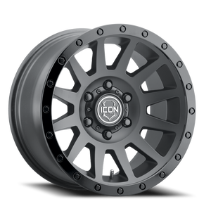 DOORBUSTER PRICING! - Icon Alloys Compression Wheel 17x8.5 6x139.7 Black 25mm | 2017859057DB