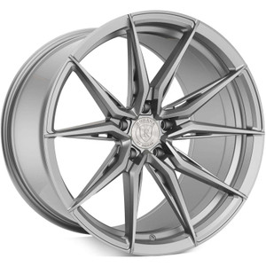Rohana Rfx13 Wheels Rims 20x10 5x112 Brushed Titanium 42mm | RFX1320105112BT42