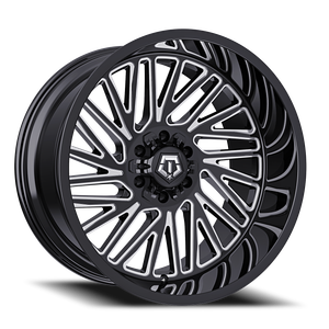 DOORBUSTER PRICING! - Tis 553Bm Wheel 22x10 6x139.7 & 6x135 Gloss Black Milled 10mm - FREE T-SHIRT INCLUDED! | 553BM-2206810