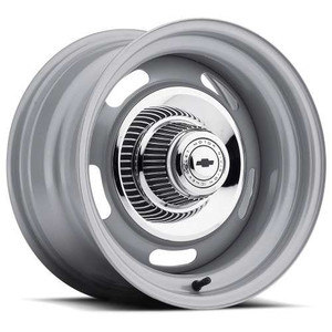 Us Wheel Rallye 55 - Cap Not Included Wheels Rims 18x8 5x4.5 (5x114.3) 5x4.75 (5x120.65) Silver 0mm | 55-9810