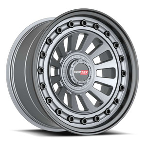 Vortek Vrd-702 Wheels Rims 17x9 5x127 (5x5) 5x5.5 (5x139.7) Gunmetal Black Bolts Lip -12mm | 70217943-12MGMBB