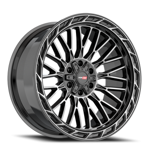 DOORBUSTER PRICING! - Vortek Vrp-502 Wheel 20x9 5x127 & 5x139.7 Black Diamond Cut With Dark Tint 12mm | 5022094312BDCDT