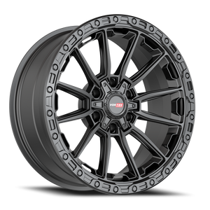 DOORBUSTER PRICING! - Vortek Vrt-601 Wheel 24x10 6x135 & 6x139.7 Matte Black -12mm | 601241057-12MB