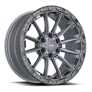 Vortek Vrt-601 Wheels Rims 24x10 6x135 6x5.5 (6x139.7) Titanium Black Bead Ring 0mm | 6012410570MTB